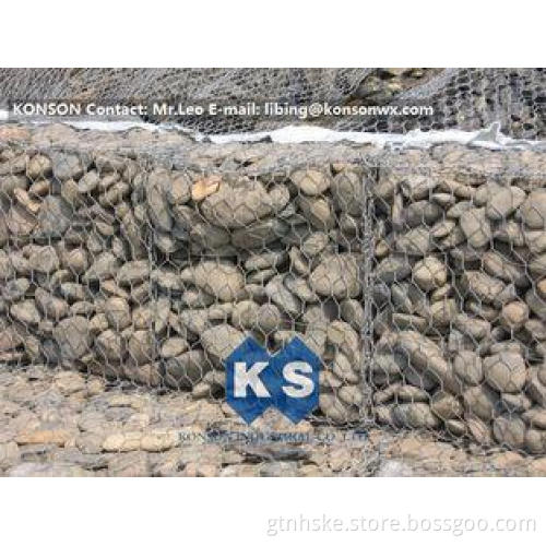 Galfan Galvanized Or PVC Coated Stainless Steel Hexagonal W